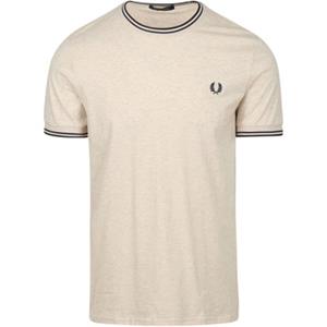 Fred Perry T-shirt  T-Shirt M1588 Greige W50
