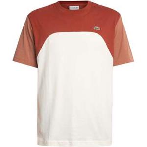 Lacoste T-shirt Korte Mouw  Kleurblokken T-shirt