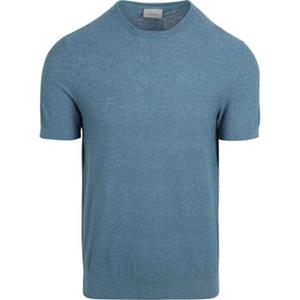 Suitable T-shirt  Piqué T-shirt Linnen Blauw