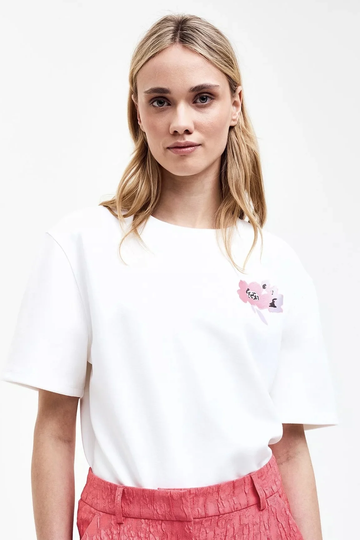 CKS 305672 wtd t-shirts saria white dark