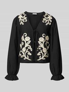 Vila Vipolene v-neck ls topbfs dessin