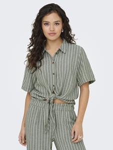 Jacqueline de Yong Jdyemilia ss knot shirt wvn exp dessin
