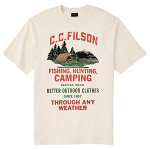 Filson  S/S Frontier Graphic T-Shirt - T-shirt, wit