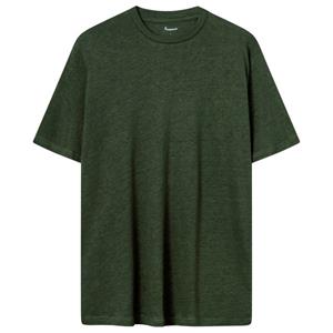 KnowledgeCotton Apparel  Linen T-Shirt - T-shirt, groen