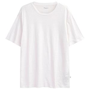 KnowledgeCotton Apparel  Linen T-Shirt - T-shirt, wit