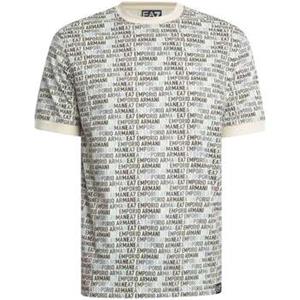 Emporio Armani EA7 T-shirt Korte Mouw  T-shirt met logopatroon