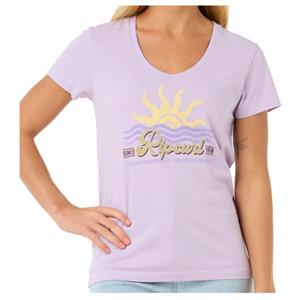 Rip Curl  Women's Cala V-Neck Tee - T-shirt, purper