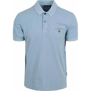 Napapijri T-shirt  Polo Elbas Chambray Blauw
