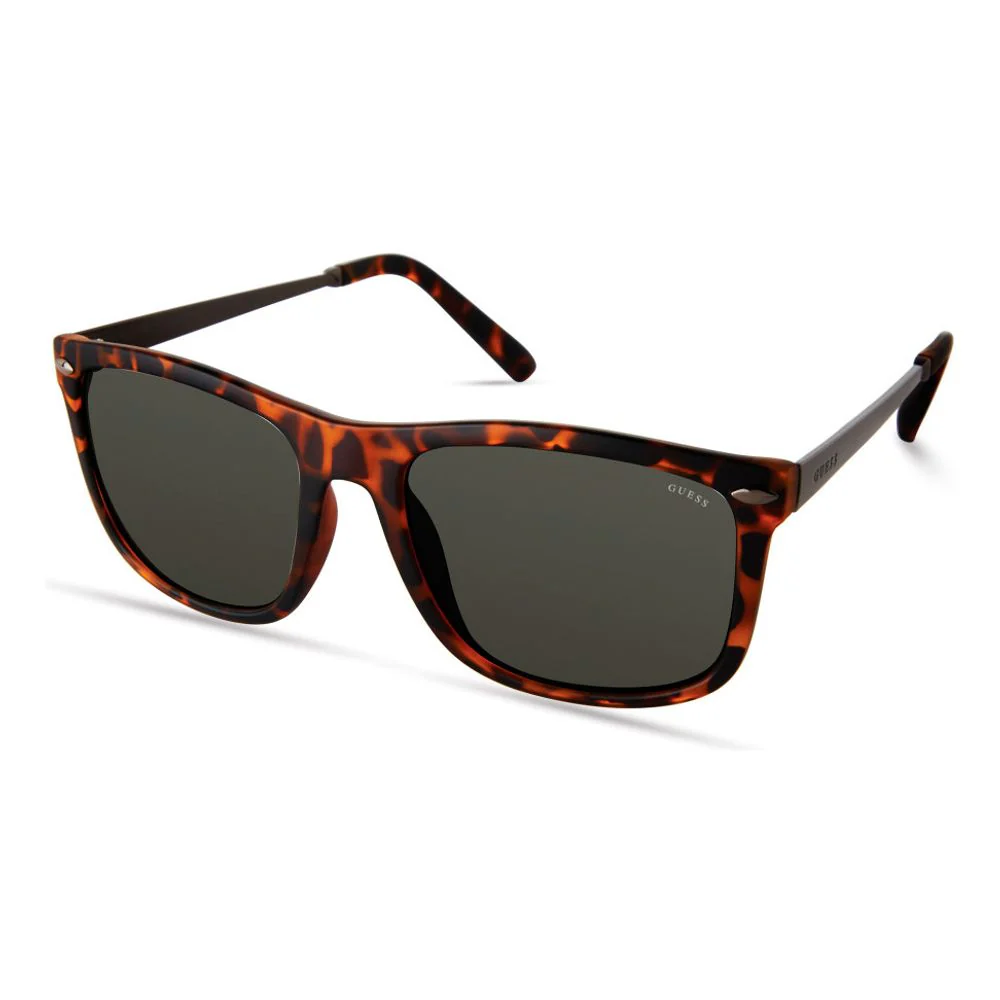 Guess Brown hars zonnebrillen voor mannen