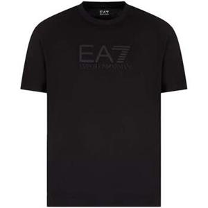 Ea7 Emporio Armani T-shirt  Visibility Tonal Logo T-Shirt Black