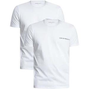 Emporio Armani T-shirt  Lounge 2 Pack Stretch Cotton T-Shirt White/White
