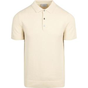 Suitable T-shirt  Heavy Knitted Polo Raw Ecru