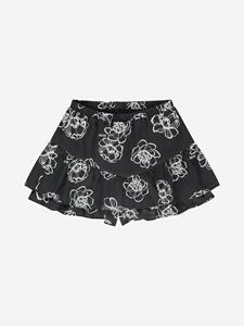 Nik&Nik zomer skort meisjes - zwart - Rose