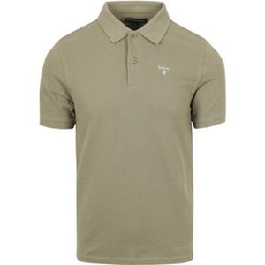 Barbour T-shirt  Pique Polo Dusty Groen