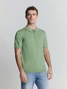 No Excess T-shirt  Half Zip Poloshirt Navy