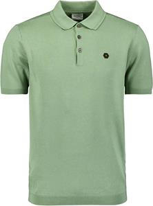 No Excess T-shirt  Knitted Poloshirt Groen
