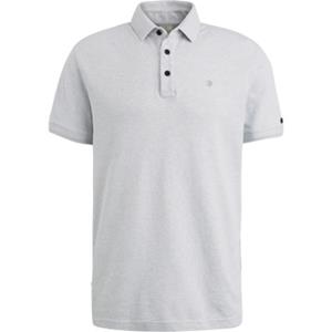 Cast Iron T-shirt  Polo Popcorn Structure Lichtblauw