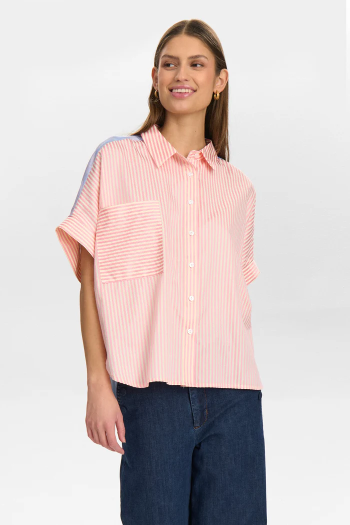 Nümph Nudiamond shirt 705226 2715 pink carnation