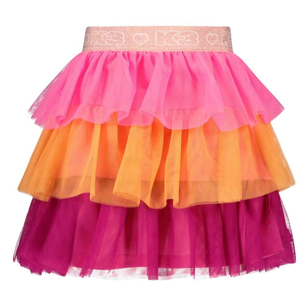 B.Nosy zomer rok meisjes - K3 - sugar plum roze - mesh - Rana