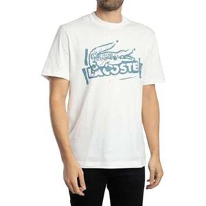 Lacoste T-shirt Korte Mouw  T-shirt met groot logo