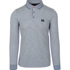 New zealand auckland T-shirt  NZA Longsleeve Polo Kade Blauw