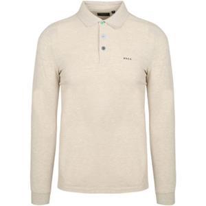 New zealand auckland T-shirt  NZA Longsleeve Polo Marshall Light Cream