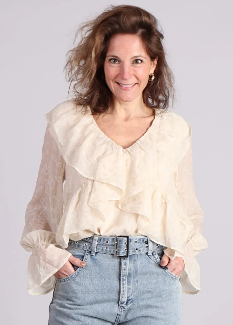 Studio Amaya Quinn blouse ruffles