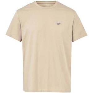 Emporio Armani T-shirt  Beach Embroidered Logo T-Shirt Plaza Taupe