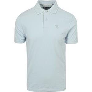 Barbour T-shirt  Tartan Pique Polo Lichtblauw