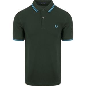 Fred Perry T-shirt  Polo M3600 Donkergroen W64