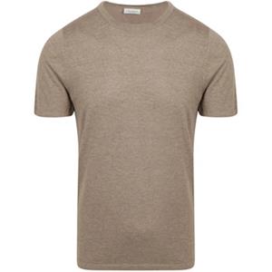 Profuomo T-shirt  T-Shirt Knitted Taupe