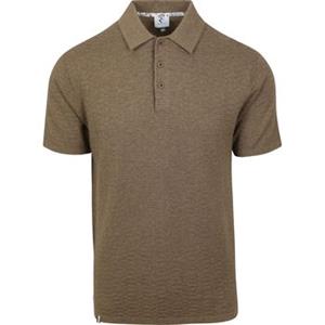 R2 Amsterdam T-shirt  R2 Polo Knitted Taupe