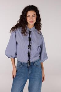 Jansen Amsterdam Jansen ams. lois blouse csb 798 dark blue