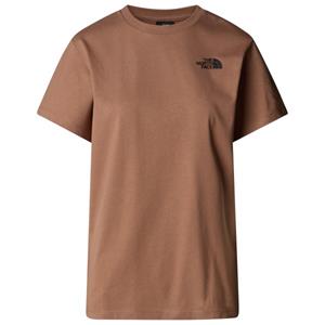 The North Face  Women's S/S Box NSE Relaxed Tee - T-shirt, bruin