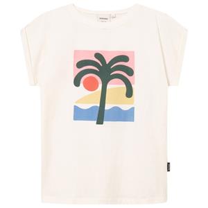 Dedicated  Women's T-Shirt Visby Beach Palm - T-shirt, wit