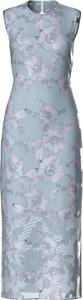 Y.A.S Yasfloree sl long dress s. show halogen blue