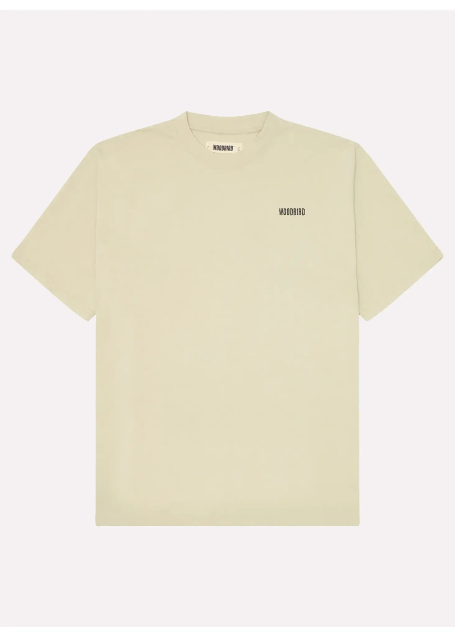 Woodbird Wbbaine fortune tee 2516-416 dusty lime