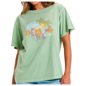 Roxy  Women's Sunnyoversize Enzyme Wash - T-shirt, groen