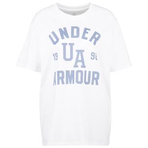 Under Armour  Women's HWT OS Collegiate S/S - T-shirt, wit