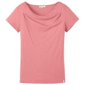 Tranquillo  Women's Shirt mit Wasserfallausschnitt - T-shirt, roze