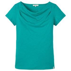 Tranquillo  Women's Shirt mit Wasserfallausschnitt - T-shirt, turkoois