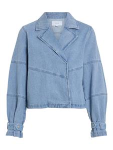 Vila Vivikea denim trenchcoat jacket blue denim