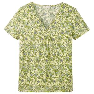 Tranquillo  Women's Jersey-Shirt mit V-Ausschnitt - T-shirt, olijfgroen