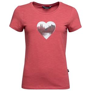 Chillaz  Women's Gandia Mountain Heart T-Shirt - T-shirt, rood