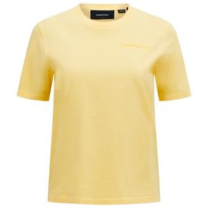 Peak Performance  Women's Original Small Logo Tee - T-shirt, beige