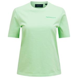 Peak Performance  Women's Original Small Logo Tee - T-shirt, groen