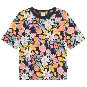 Dedicated  Women's T-Shirt Vadstena Meadow Flowers Big - T-shirt, grijs