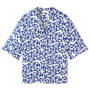 Tranquillo  Women's Bluse aus Ecovero Viskose - T-shirt, blauw