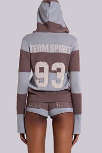 Jaded London Team 93 Studded Knit Top