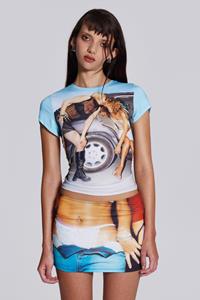 Jaded London Moto Girls Baby Tee